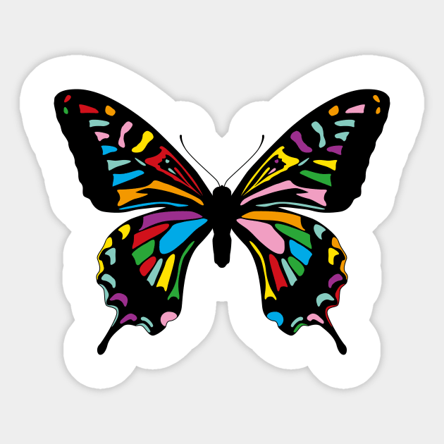 Butterfly Sticker by kawaii_shop